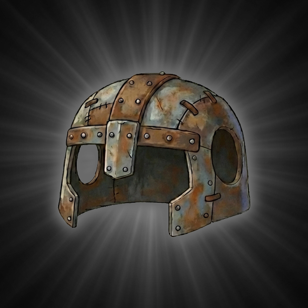 Riveted Scrap Helmet