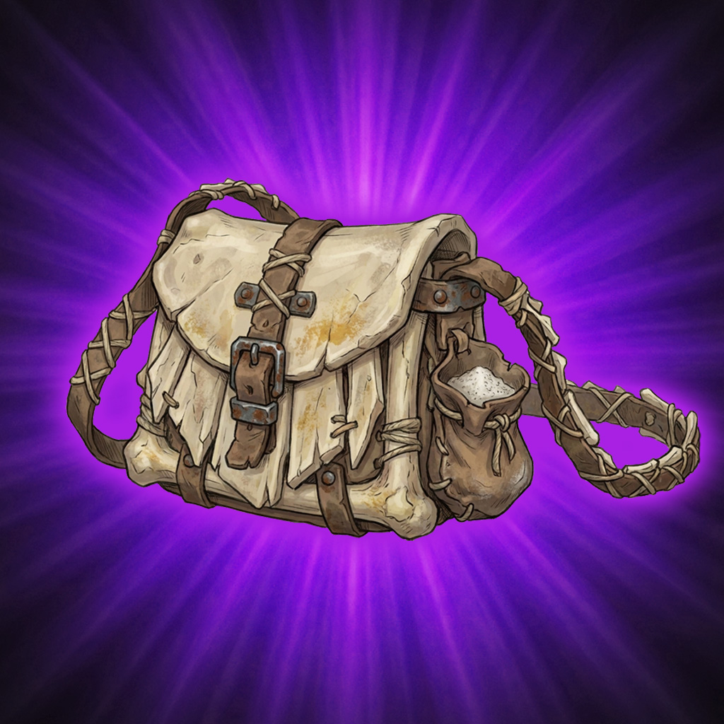 Satchel with Bone Dust