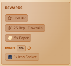 Assignment bonus reward example